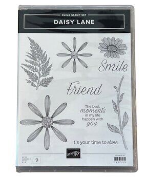 Stampin' Up! Daisy Lane Cling Stamp Set Nature Flowers Sayings Cardmaking Craft